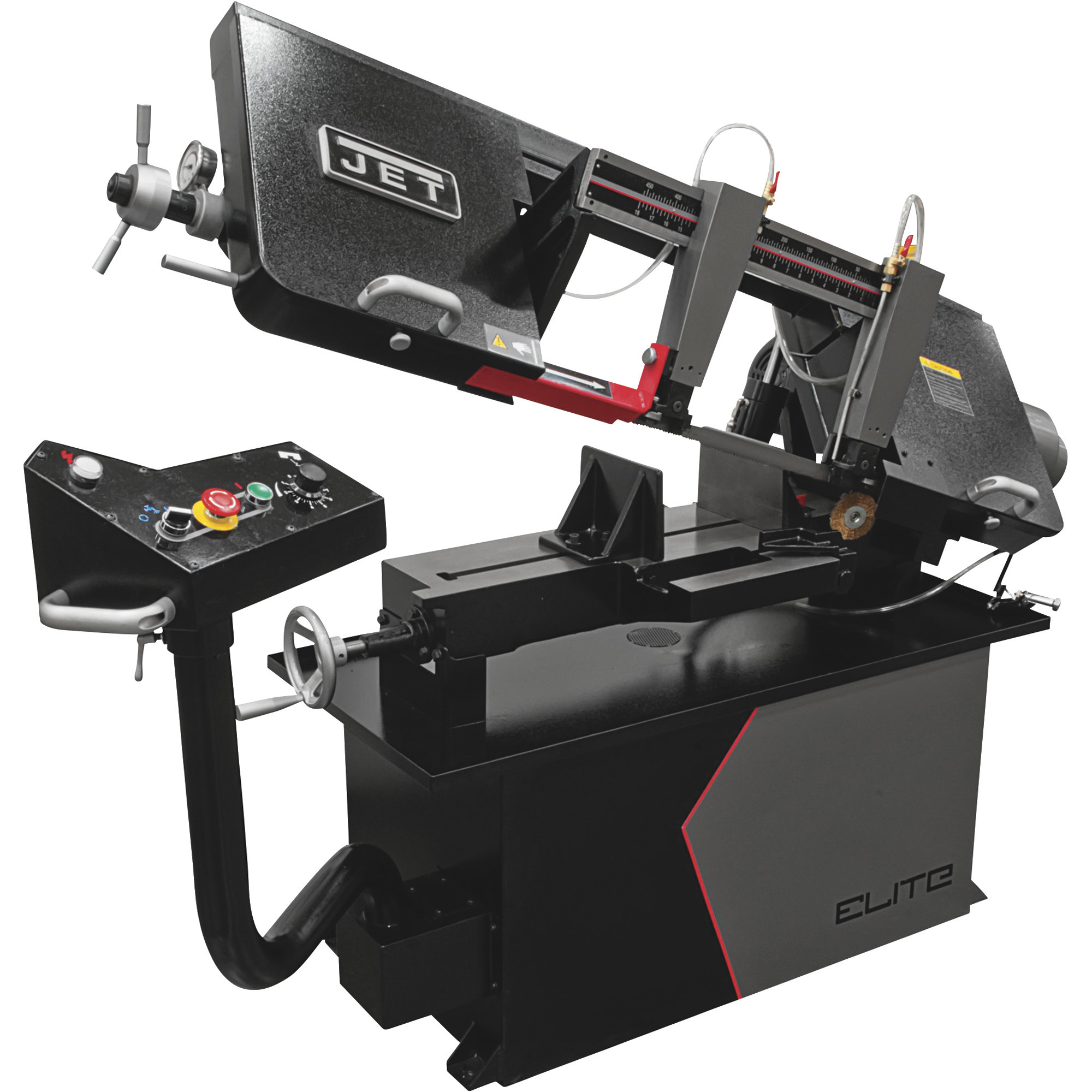 JET Elite Horizontal Metal Cutting Variable Speed Band Saw, 9in. x 16in., 1.5 HP, 115/230V, Model# EHB-916V